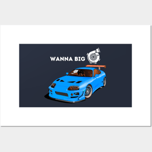 Supra WANNA big turbo Posters and Art